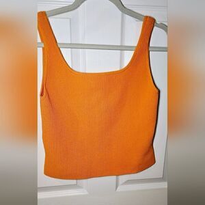Aritzia Babaton Sculpt Knit Square Neck Tank